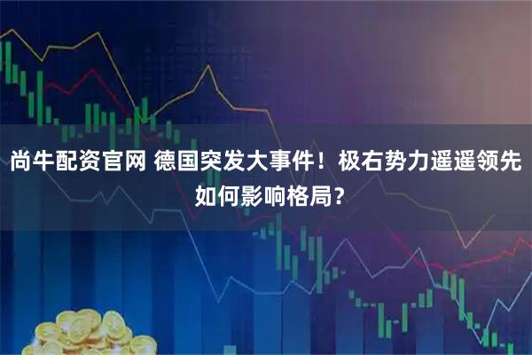 尚牛配资官网 德国突发大事件！极右势力遥遥领先 如何影响格局？