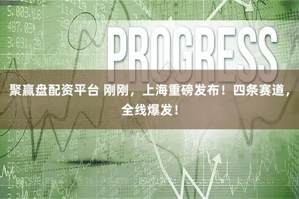 聚赢盘配资平台 刚刚，上海重磅发布！四条赛道，全线爆发！