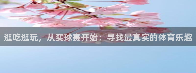 意昂官网注册平台：逛吃逛玩，从买球赛