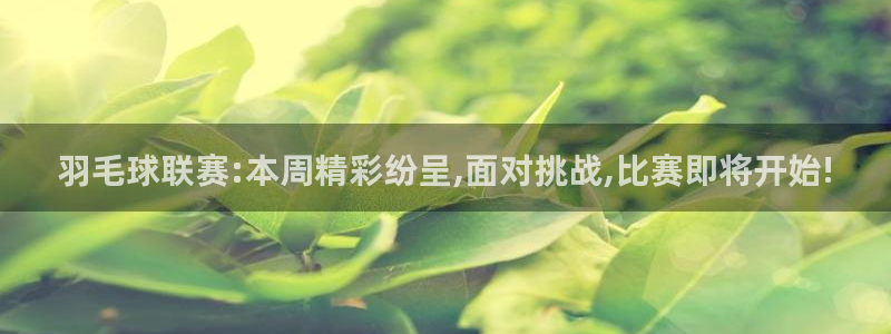  意昂体育app官方下载安装：羽毛球联赛:本周精彩纷呈,面对挑